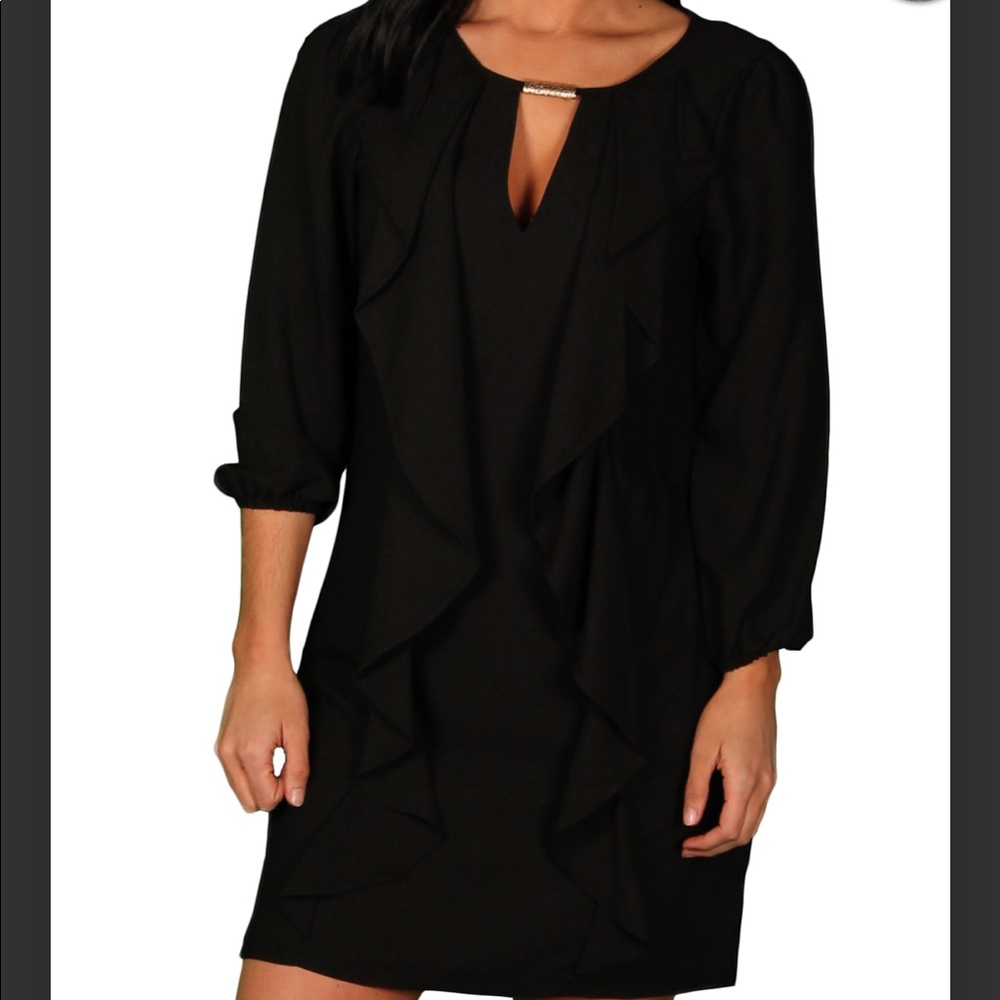 👗 Paperdoll Black Ruffled Dress 👗